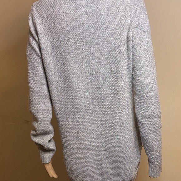 Pink Clover Light Gray Women's Crew Neck Sweater - Picture 2 of 6